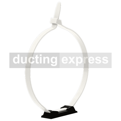 100mm Rigid Plastic Pipe Fixing Clip