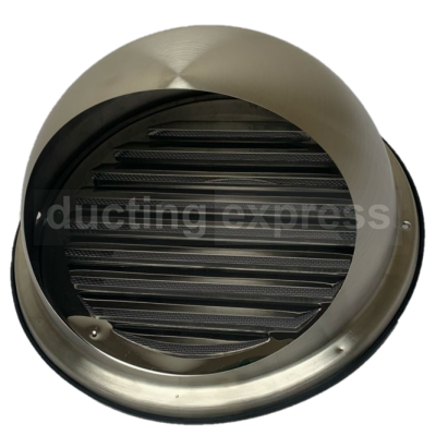 150 Diameter Stainless Steel Bull Nose Vent - Grille - VLA SS
