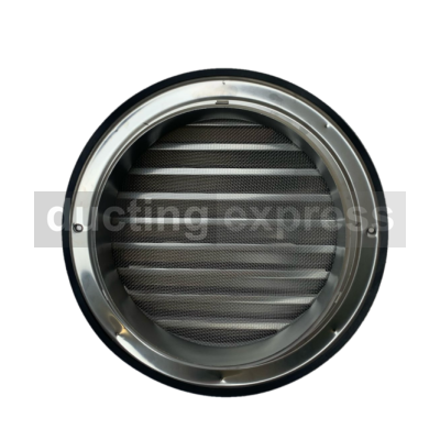 150 Diameter Stainless Steel Bull Nose Vent - Grille - VLA SS