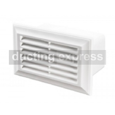 204 X 60mm Plastic Duct Air Brick