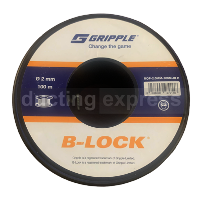 2mm Gripple Wire 7x7 100 Meter Roll -  ROP-2.0MM-100MM-BLC