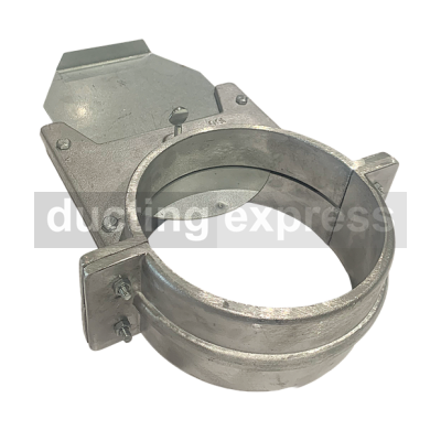 Blast Gate Damper 315 Diameter With Galvanised Steel Blade