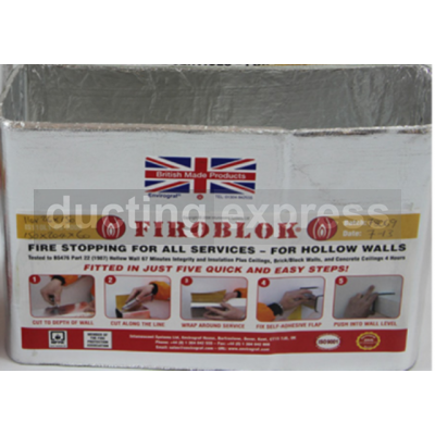 Firoblok Intumescent Sleeves For Plastic Ducting- 204 X 60