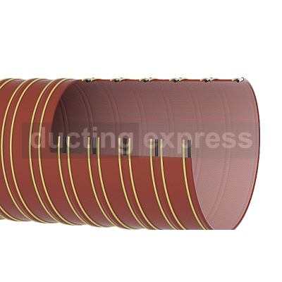 High Temperature 2 Ply Silicone Flexible Hose 76mm Diameter X 4 Meters Long - 000495-076-0100