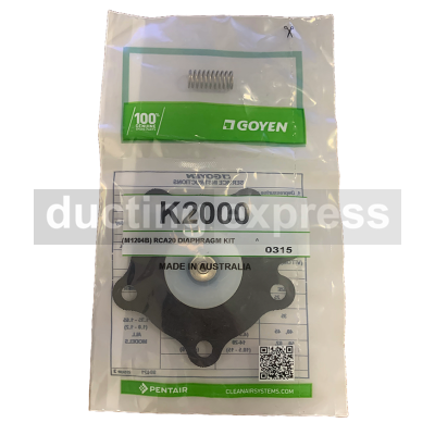 Goyen K2000 Diaphragm Kits Nitrile Seals