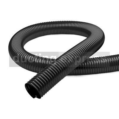 Light Duty Black PVC Flexible Ducting 89mm Diameter 10 Meter Lengths - 007577-089-0100