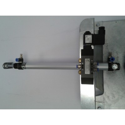 Pneumatic Blast Gate Dampers 400 Diameter With Galvanised Steel Blade