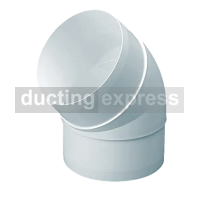 100mm Rigid Plastic 45 Bend