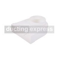 100mm To 204 X 60 Rigid Plastic 90 Degree Transformer