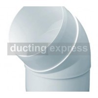 125mm Rigid Plastic 45 Bend