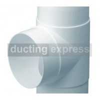 125mm Rigid Plastic T Piece