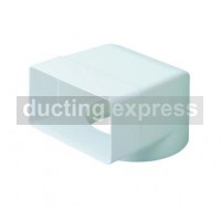 125mm To 220 X 90 Rigid Plastic 90 Degree Transformer