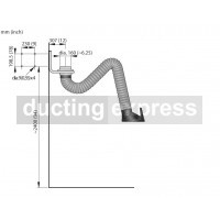 Nederman 2 Meter Original Extraction Arm - 10554235