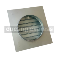 Fire Damper C/w Plate Frame 315 Diameter