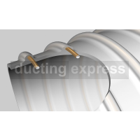 Anti-Static Flexible Ducting 50mm Diameter 10 Meter Length 350 AS BLACK (MD) (350-0050-3030)