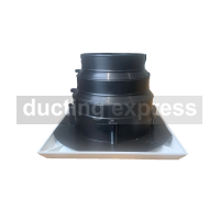 4-way Ceiling Diffuser 295 X 295 With Round Spigot And Damper - MV4