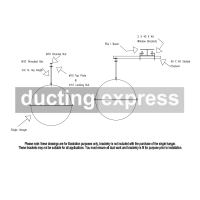 Rubber Lined Suspension Clip Single Hanger M8 Or M10 400mm