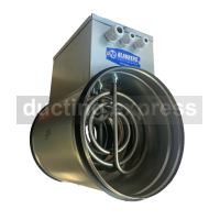 200 Diameter Electric Inline Duct Heater 2.4kW Single Phase