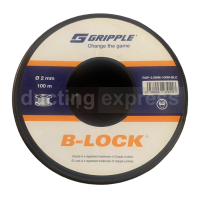 2mm Gripple Wire 7x7 100 Meter Roll -  ROP-2.0MM-100MM-BLC