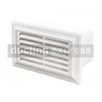204 X 60mm Plastic Duct Air Brick