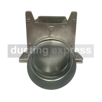 Blast Gate Damper Spiral & Flex Adapter 80mm Diameter