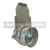 Blast Gate Damper Spiral & Flex Adapter 315mm Diameter