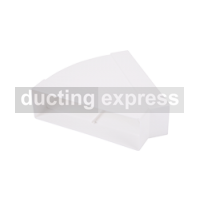 220 X 90mm Horizontal 45 Degree Bend
