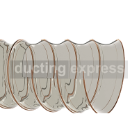 Food Grade Flexible PU Ducting 160mm Diameter 10 Meter Length (007572-160-0100)