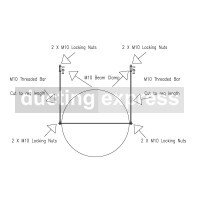 Split Clips 250mm Diameter - 304 Grade Stainless Steel
