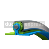 High Temperature HT 650 Fabric Flexible Ducting 150mm Diameter 10 Meter Length - 000309-150-0100