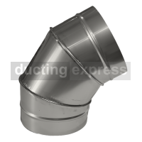 45 Degree Bend 250 Diameter - 304 Grade Stainless Steel