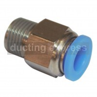 6MM X 1/8 BSPT Male Stud Push Fit - PC06-01