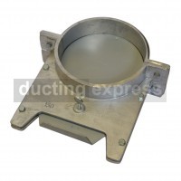 Blast Gate Damper 150 Diameter With Galvanised Steel Blade