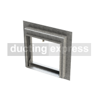 Fire Damper C/w Plate Frame 450 X 450