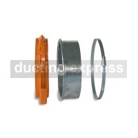 Flexible Arm & Fan Duct Connection Spigot And Clip For Use With Kemper Extraction Arms - 93018