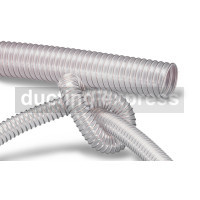 Food Grade Anti-Static Flexible PU Ducting 50mm Diameter 10 Meter Length (350-0050-0000)