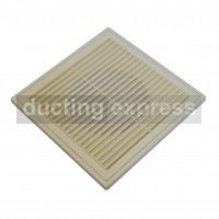 Ventilation Grille With Mesh 150 Diameter White