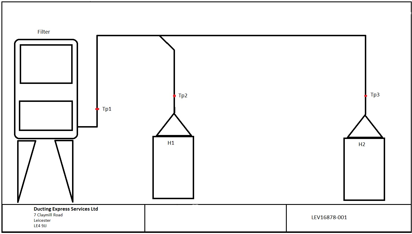 Dust Extraction System Drawing