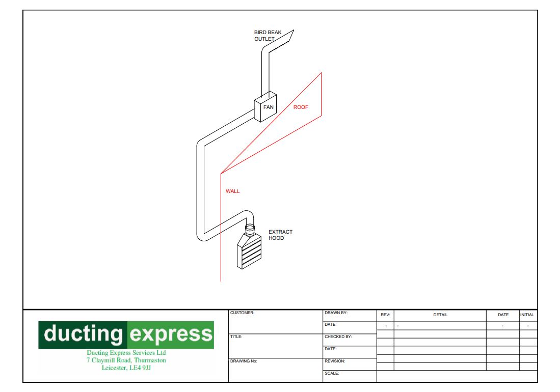 Duct Layout Drawing