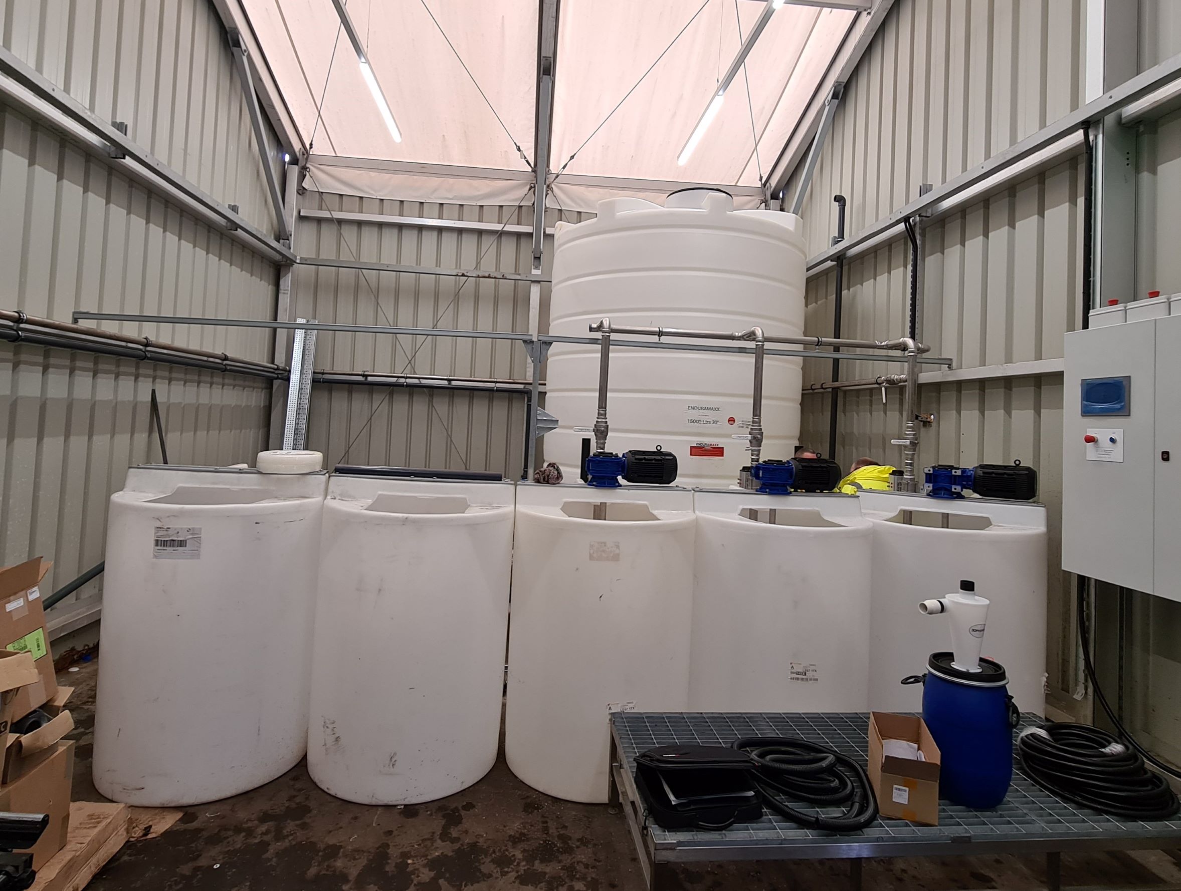 New extraction system installation